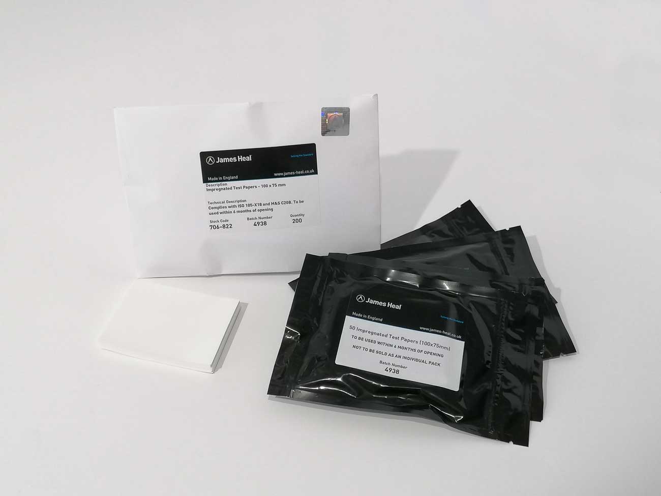 Impregnated Test Papers - 100mm x 75mm (50/150/200 pack)