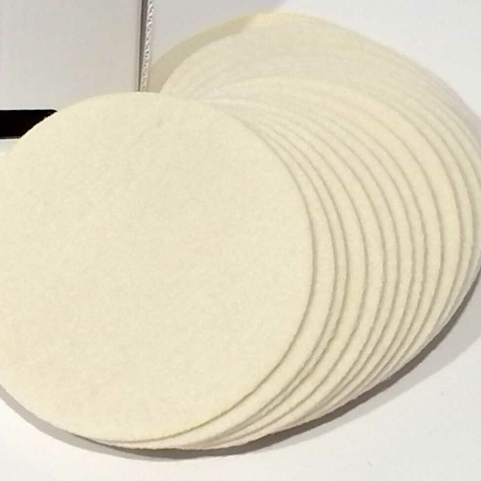 Woven Felt Pads (90mm diameter) W16 - BS EN ISO 12945-2