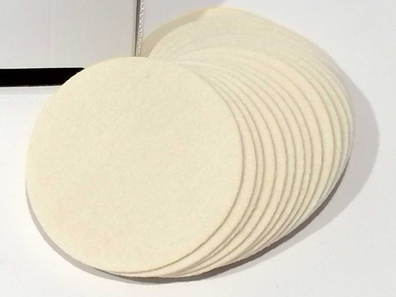 Woven Felt Pads (90mm diameter) W16 - BS EN ISO 12945-2